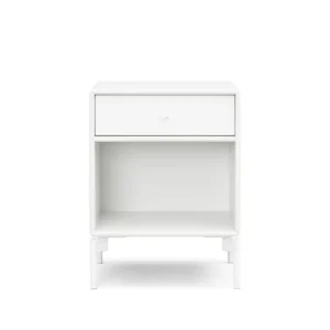Montana Dream sengebord new white 101 skuffe, snowben