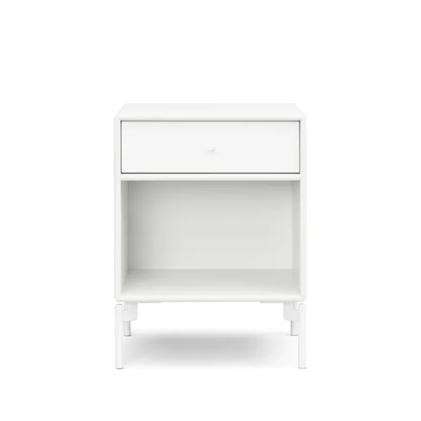 Montana Dream sengebord new white 101 skuffe, snowben