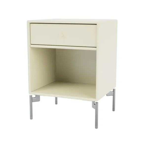 Montana Dream sengebord vanilla 150, kromben