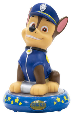 Paw Patrol 3D Natlampe - 3+år - Chase Figur