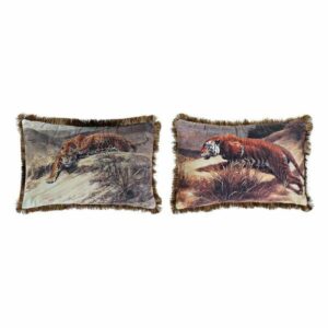 Pyntepuder med jungle/dyr - kolonistil, 2 stk.
