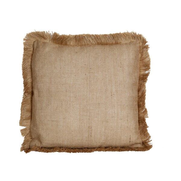 Romimex pyntepude - brun med kvaster, polyester
