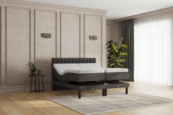 SÖVNN Naja Elevationsseng - 140x200 - Grå