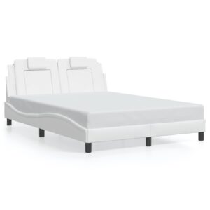 Sengeramme Viana med LED uden madras 140x200 cm hvid