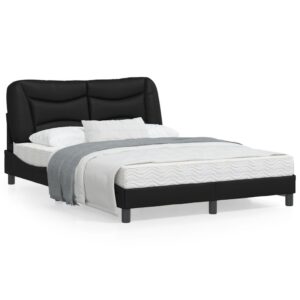 Sengeramme uden madras Hvar 140x200 cm kunstlæder sort