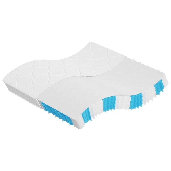Springmadras m. pocket-fjedre medium fasthed 200x200 cm