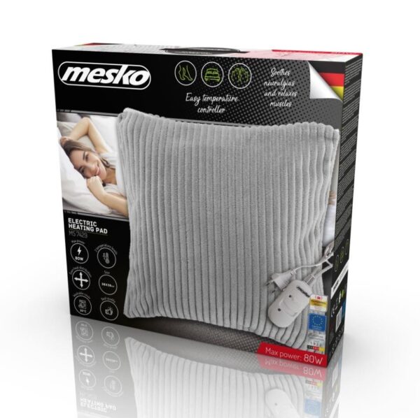 Varmepude elektrisk – Mesko MS 7429, grå, 45 W