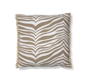 Zebra pyntepude taupe
