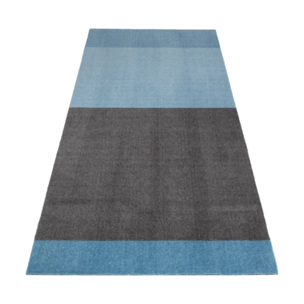 tica copenhagen Stripes entrétæppe/løber horisontal Blue/steel grey, 90x200 cm