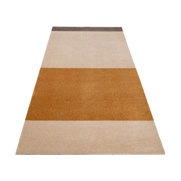 tica copenhagen Stripes entrétæppe/løber horisontal Ivory/dijon/brown, 90x200 cm