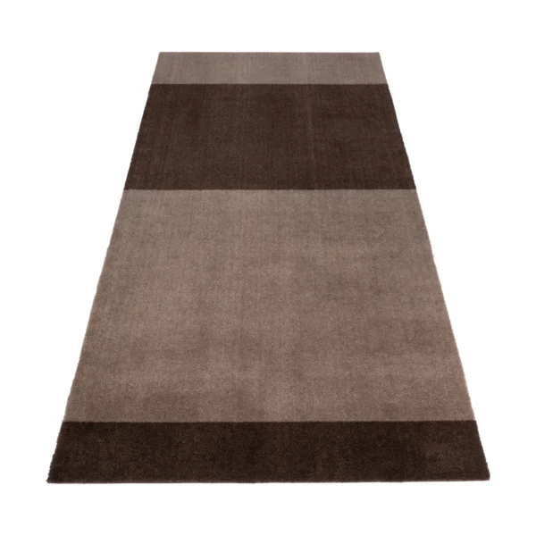 tica copenhagen Stripes entrétæppe/løber horisontal Sand/brown, 90x200 cm