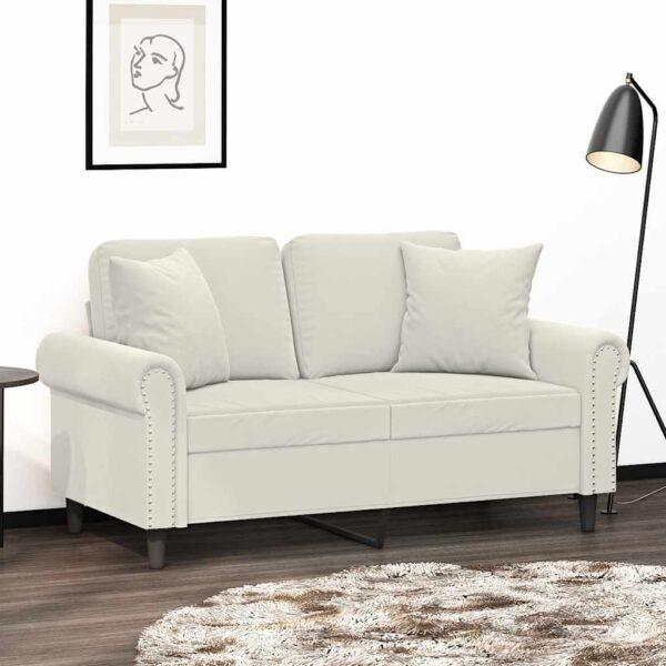 vidaXL pyntepuder 2 stk. 40x40 cm velour brun