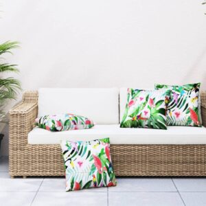 vidaXL pyntepuder 4 stk. 50x50 cm stof flerfarvet
