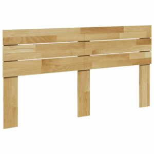 vidaXL sengegavl 140 cm massivt træ eg