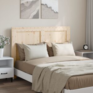 vidaXL sengegavl 140x104 cm massivt fyrretræ