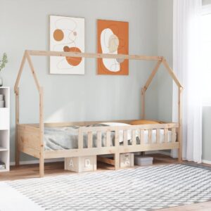 vidaXL sengeramme til husseng 90x200 cm massivt fyrretræ