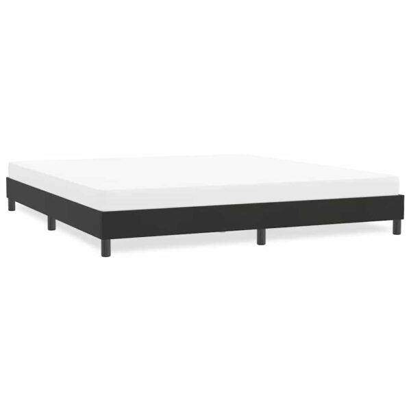 vidaXL sengeramme uden madras 180x210 cm fløjl sort
