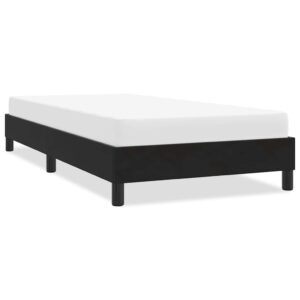 vidaXL sengeramme uden madras 90x210 cm fløjl sort
