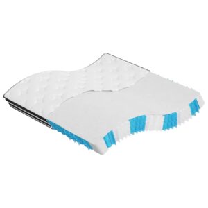 vidaXL springmadras m. pocket-fjedre medium 200x200 cm