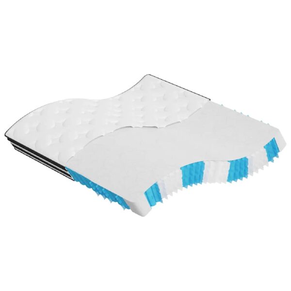 vidaXL springmadras m. pocket-fjedre medium 200x200 cm