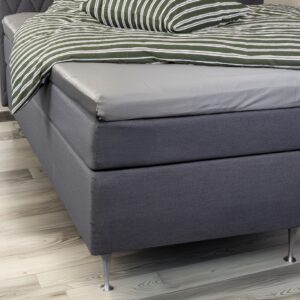 Bambus lagen - Kuvertlagen 180x200x8 cm - Lys grå - 100% bambus - Lagen til topmadras