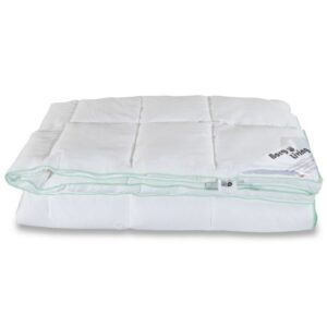 Bambus sommer dyne 200x220 cm - Dobbelt sommerdyne med ekstra blød bambus og dunfiber - Borg Living
