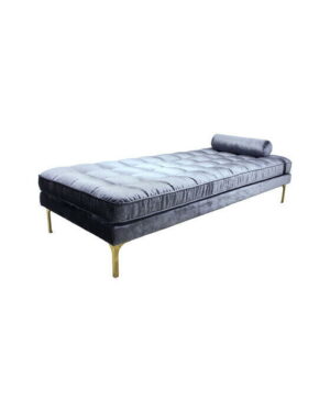 Bonham Daybed Blue Steel/Brass
