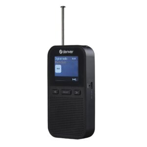 Denver DAH-126 DAB+/FM vækkeur med radio - sort