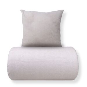 Dobbelt sengetøj 200x200 cm - Bomulds flonel - Grey Melange
