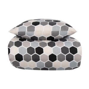 Dobbelt sengetøj 200x200 cm - Microfiber - Cube print