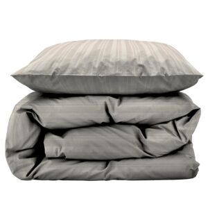 Dobbelt sengetøj 200x220 cm - 100% Damaskvævet bomuldssatin - Södahl Noble - Beige