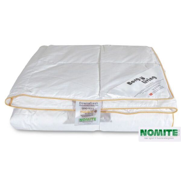 Dobbelt sommerdyne - 200x220 cm - 100% gåsedun - Borg Living let sommerdyne