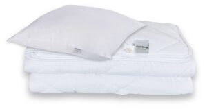 Dyne pude sæt - Helårsdyne + pude 140x200 cm - Fiberdyne - Zen Sleep allergivenlig dyne og pude