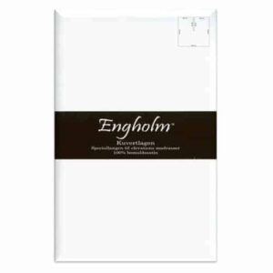Engholm Textiles - Satin splitlagen – U lagen – hvid 160x200x25 cm