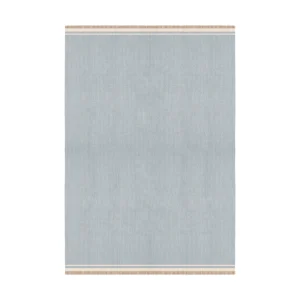 Layered Röllakan Solid uldtæppe Sky blue, 300x400 cm