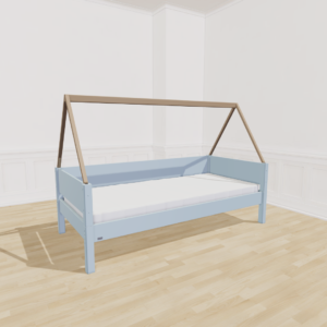 Manish-h Saga Børneseng 90x200 - Sky Blue
