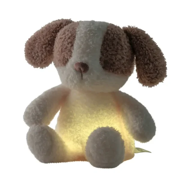 Nattou Natlampe - Mini Hund Vanilla