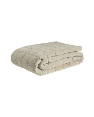 Posh sengetæppe beige