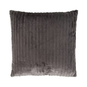 Pyntepude - 45x45 cm - Antracit - Sofapude med fløjls look - Borg Living