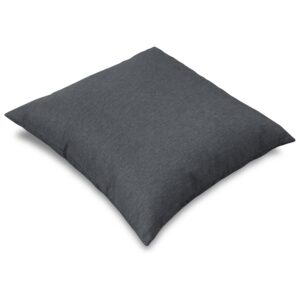 Pyntepude til udendørs brug - 45x45 cm - Antracit grå pude til havemøbler - UV-beskyttet udendørs pude - Nordstrand Home sofapude