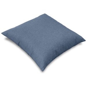 Pyntepude til udendørs brug - 45x45 cm - Mørkeblå pude til havemøbler - UV-beskyttet udendørs pude - Nordstrand Home sofapude