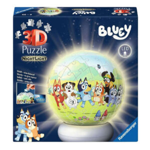 Ravensburger 3D Natlampe Puslespil - 73 Brikker - Bluey
