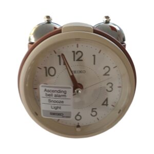 Seiko vækkeur - analogt alarmur, multifarvet