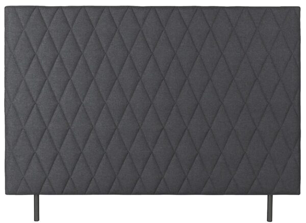 Sengegavl 160x135 cm - Mørkegråt hovedgærde med harlequin tern - Nordstrand Home