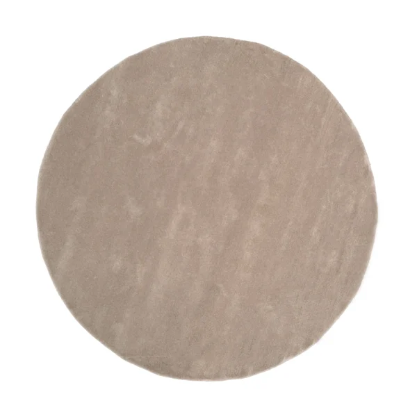 Tinted Liljehok uldtæppe Beige, Ø300 cm