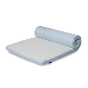 Topmadras 7 zoner - 180x200 cm - Højde på 7 cm - Antibakterielt betræk med aloe vera - Memoryskum top madras til dobbelt seng - By Borg