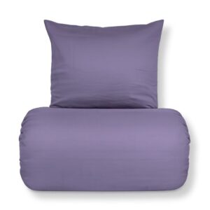 Bambus dobbelt sengetøj 200x220 cm - 100% bambus - Lilla satinvævet