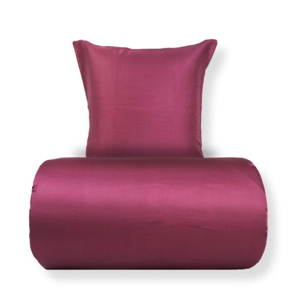 Bambus dobbelt sengetøj 240x220 cm - 100% bambus - Bordeaux
