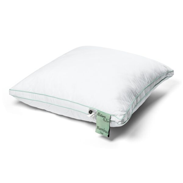 Bambus hovedpude - 100% allergivenlig bambus - 50x60 cm - 3 Kammer pude - Nature By Borg