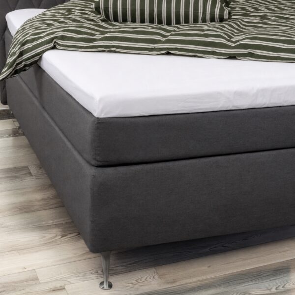Bambus lagen - Kuvertlagen 90x200x8 cm - Hvid - 100% Naturlig bambus - Lagen til topmadras